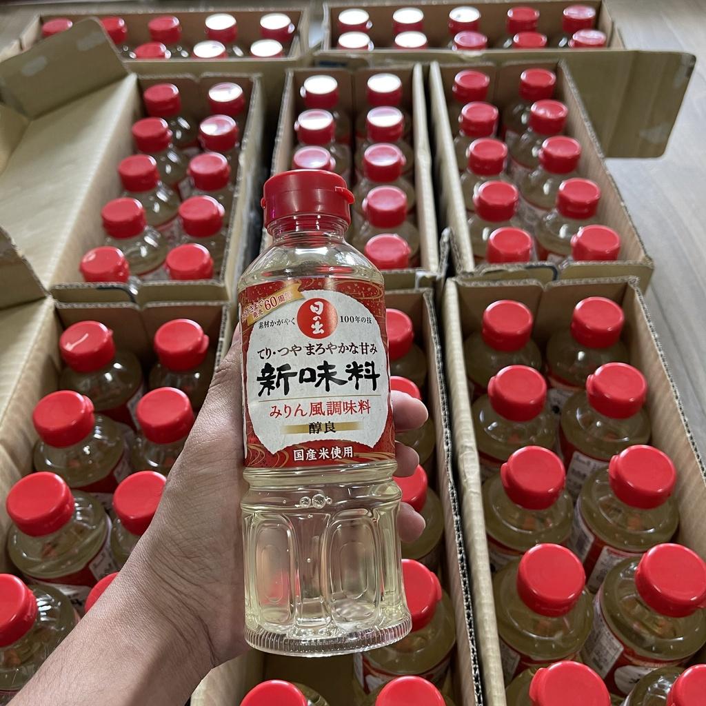 Gia vị Mirin ướp thịt cá át mùi tanh Hinode vị ngọt tự nhiên (King Brewing) 400ml - Dùng làm Xốt ướp thịt cá ngon hơn