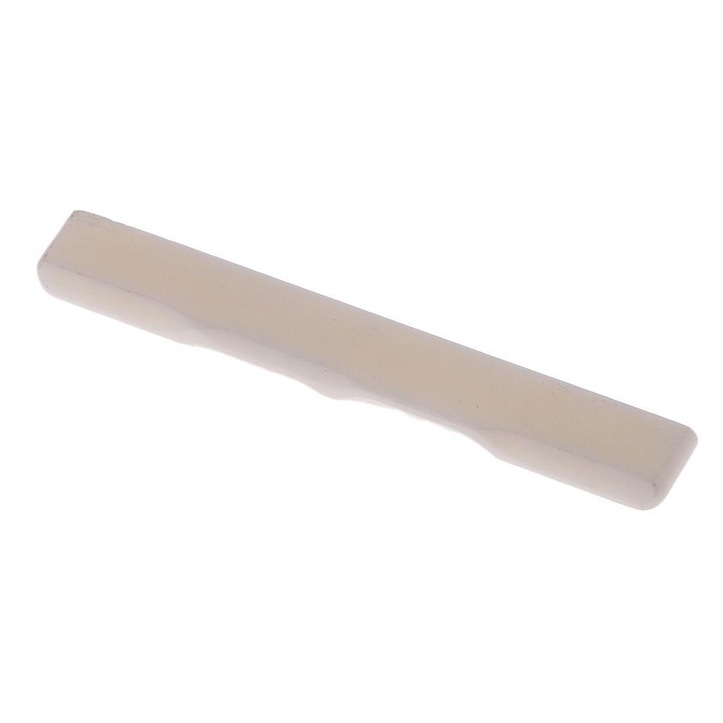Instrument Guitar Bridge Parts Saddle Nut Set Slotted for Ukulele Accessory