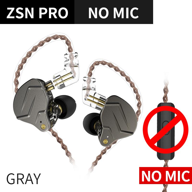 KZ ZSN PRO IN EAR 1BA 1DD Hybrid tai nghe Hifi Bass DJ chạy tai nghe tai nghe thể thao KZ ZS10 Pro Zax ZSX KZ ZST X SKS