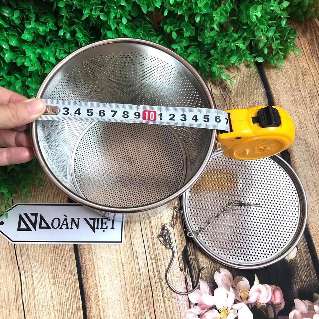 Dụng cụ Lọc Trà, Lọc Gia Vị Inox Không Gỉ Cao Cấp - Có móc treo tiện dụng