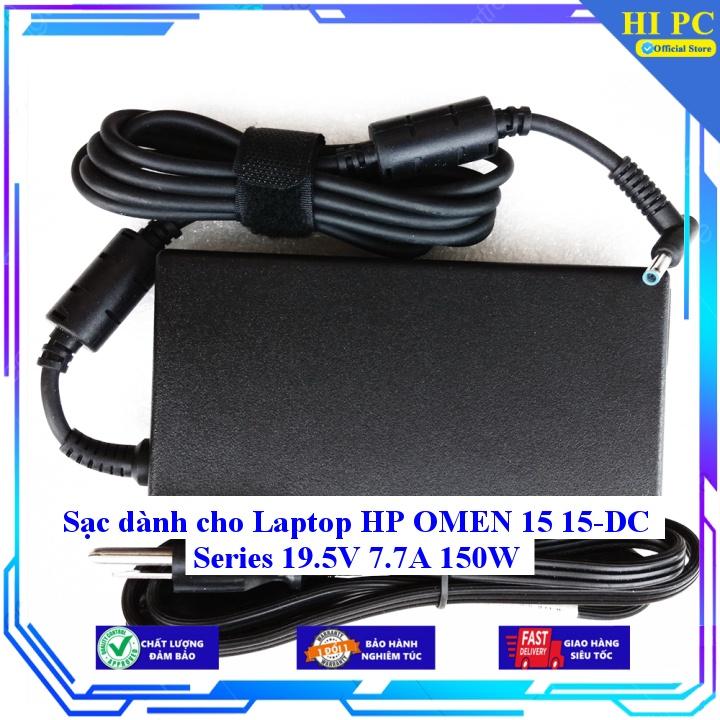 Sạc dành cho Laptop HP OMEN 15 15-DC Series 19.5V 7.7A 150W - Kèm Dây nguồn - Hàng Nhập Khẩu