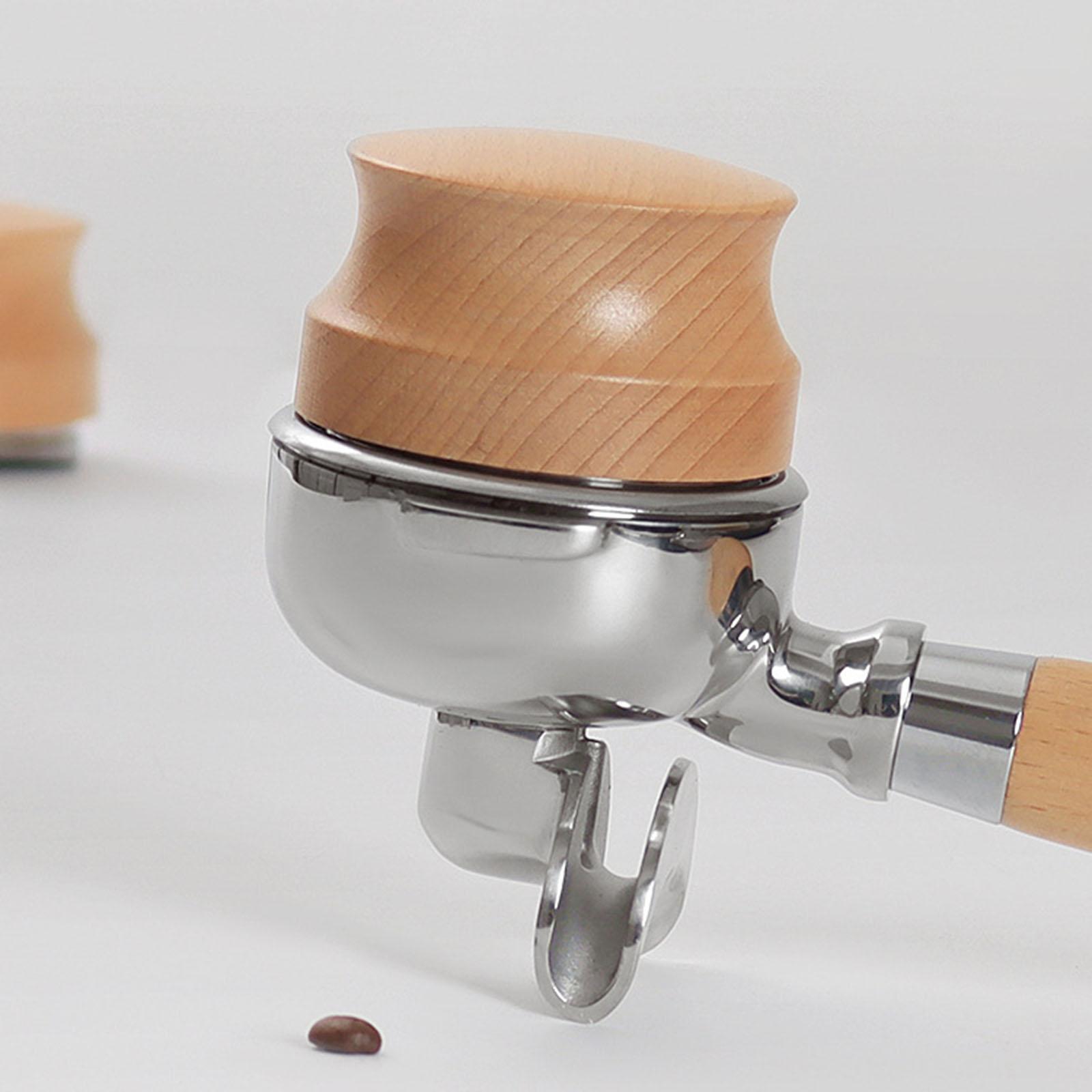 Espresso Tamper Stainless Steel Adjustable Depth for Machine Cafe