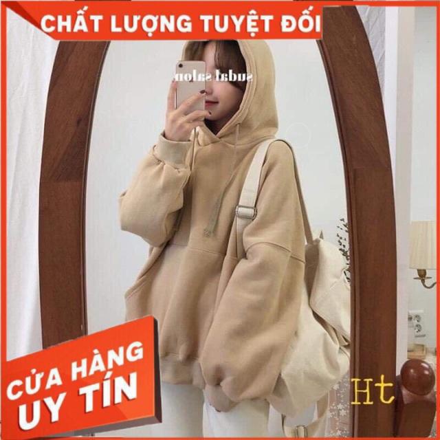 Áo Hoodie Nam Nữ Thu Đông Đẹp Giá Rẻ In Hoạt Hình 3D Chất Nỉ Tixi - Áo hoodie nỉ trơn baisic HT12