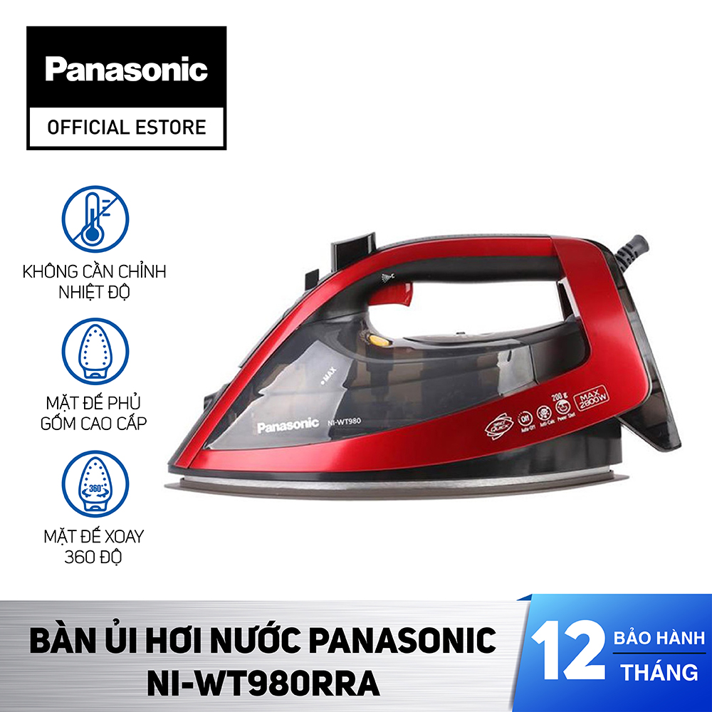 Bàn Ủi Hơi Nước Panasonic PABU-NI-WT980RRA - Hàng Chính Hãng