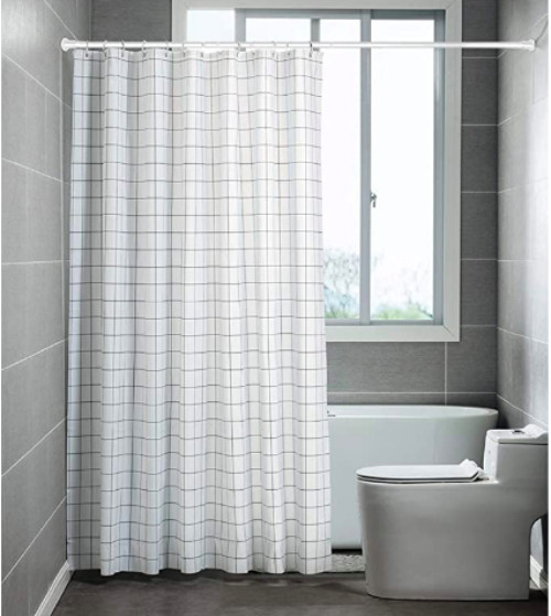 Thanh treo rèm, móc quần áo có thể điều chỉnh dùng cho bồn tắm, buồng tắm, tủ quần áo, cửa ra vào