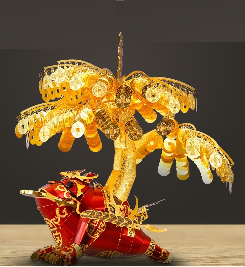 Mô Hình Kim Loại 3D Tự Lắp: Cóc Thiềm Thừ (Golden Toad) - Mô Hình Giải Trí - Xả Stress, Mô Hình Sưu Tầm, Mô Hình Trang Trí, Quà Tặng Mô Hình