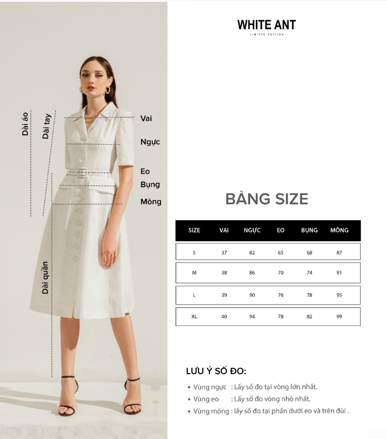 Sơ Mi Tay Dài Cổ Nơ Chất Liệu Cupro, Hàng Thiết Kế Cao Cấp Nữ White Ant NOAM BOW SHIRT 170300224