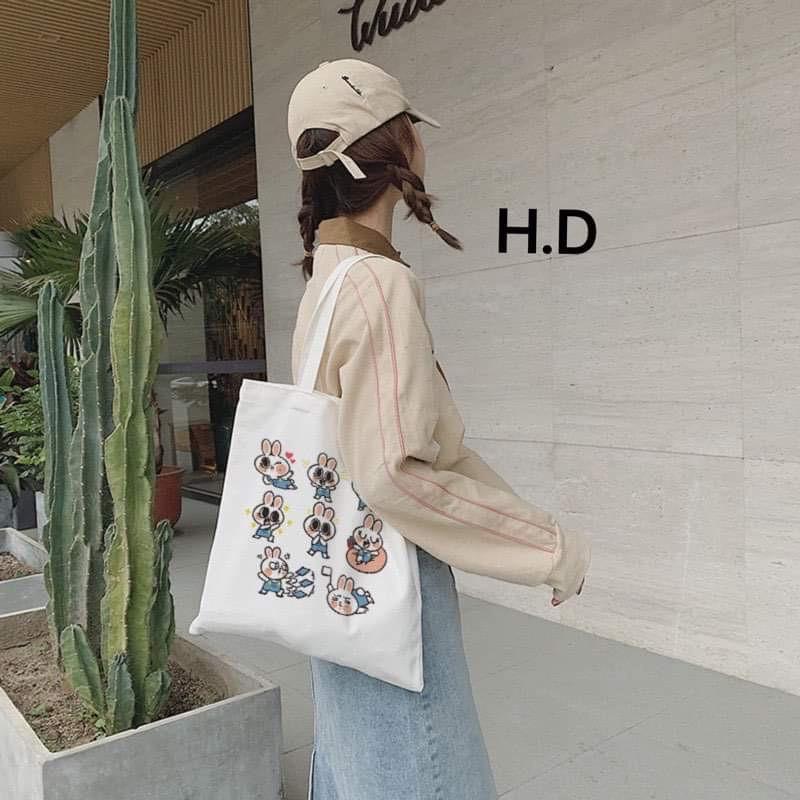 Túi tote 8 thỏ HD15