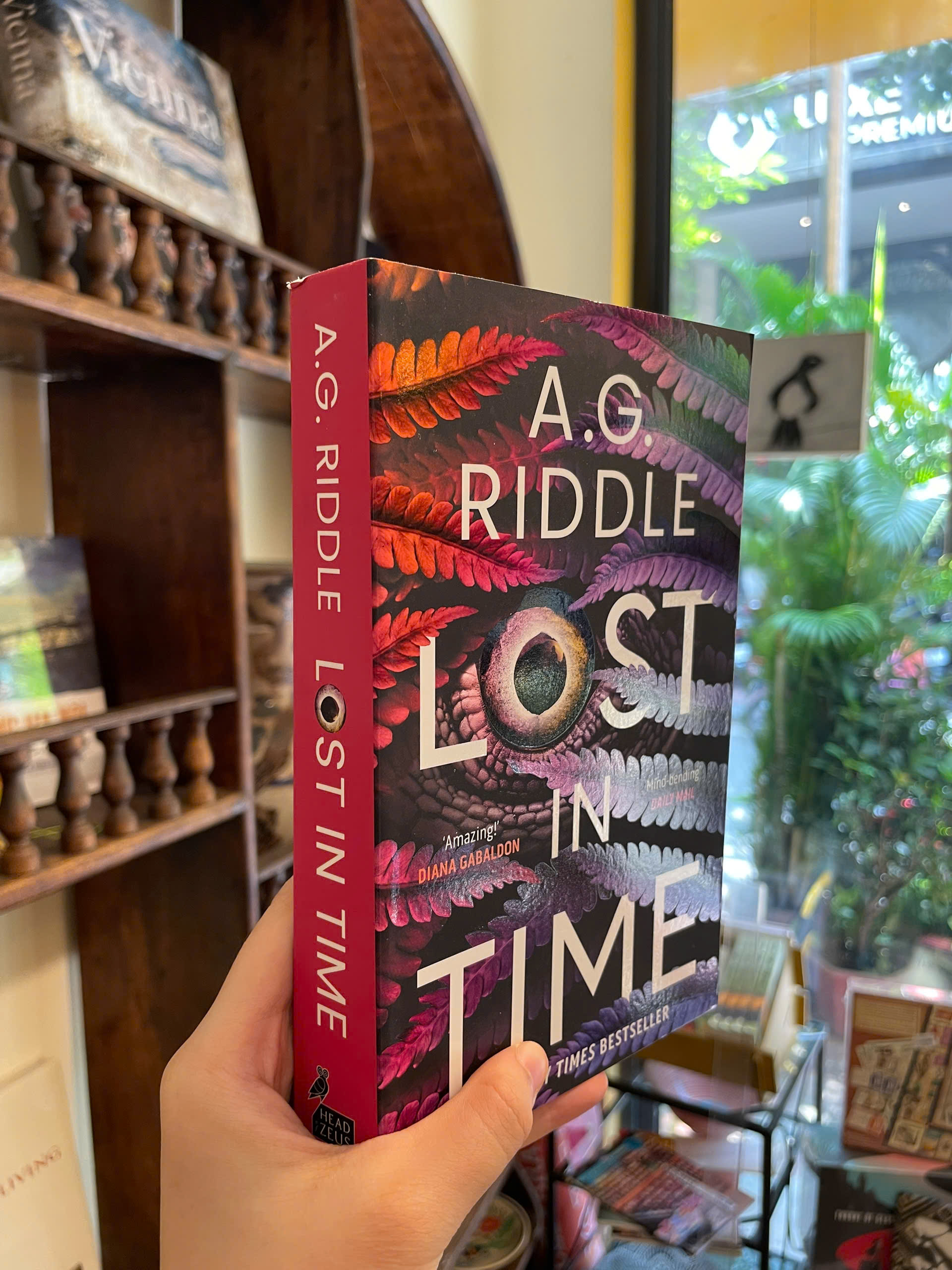 Sách - Lost in Time by A.G. Riddle - Science Fiction/Time Travel/ Fiction book in English
