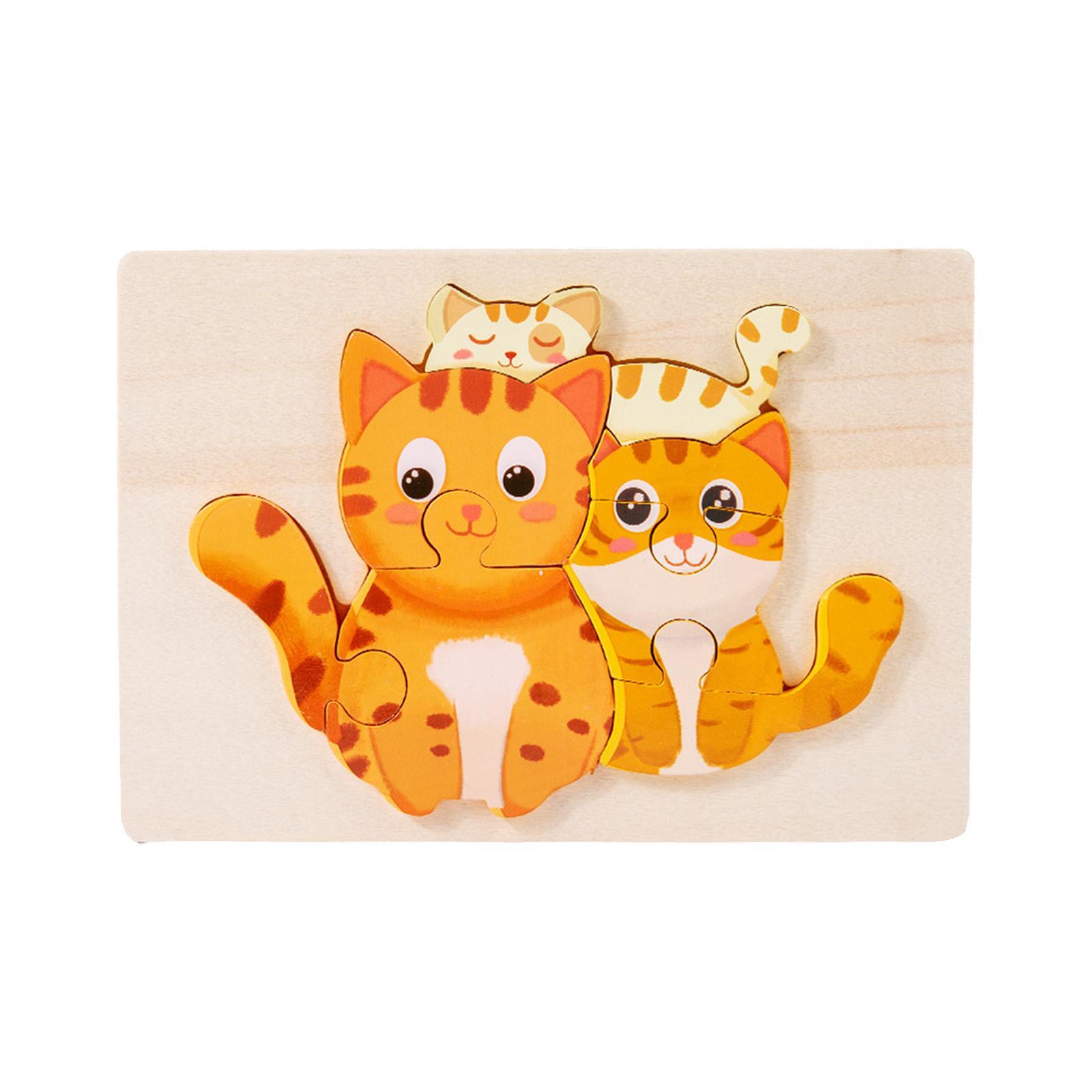 Animal Jigsaw Puzzles Educational Learning Toy Puzzle for Kids Children