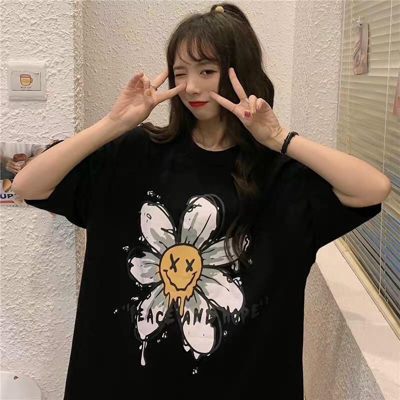 Áo thun Tay Lỡ Unisex Freesize Từ 40 Đến 70kg