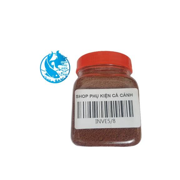 Thức ăn cho cá cám inve 5/8 cho cá bảy màu, Betta, bình tích hộp 100g