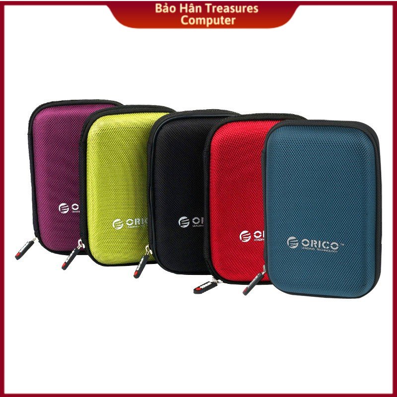 Hộp Đựng Tai Nghe  Cáp Sạc  Pin Sạc Dự Phòng  Ổ Cứng ORICO PHB-25 Xanh – Hàng Chính Hãng