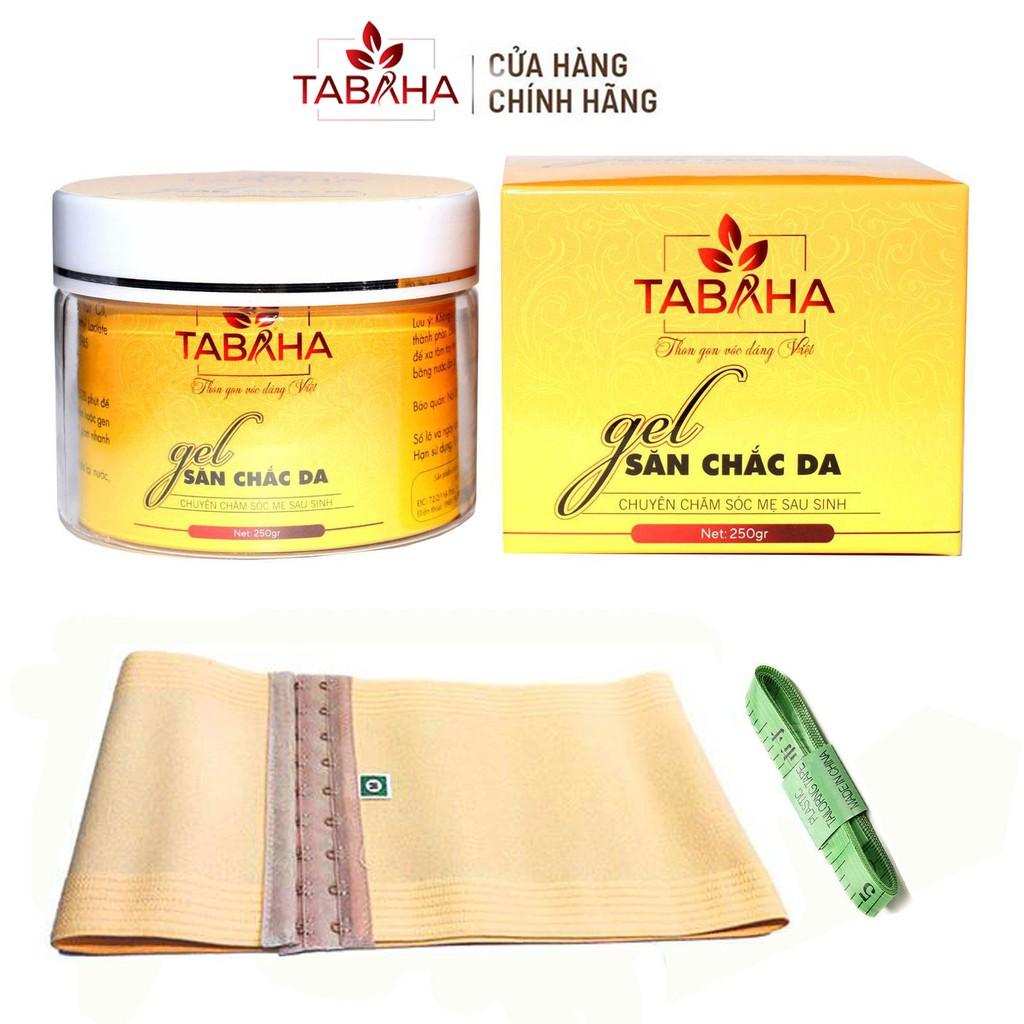 Gel Tan Mỡ Săn Chắc Da Đẹp Dáng Tabaha 250g Tặng Nịt Bụng Và Thước Dây