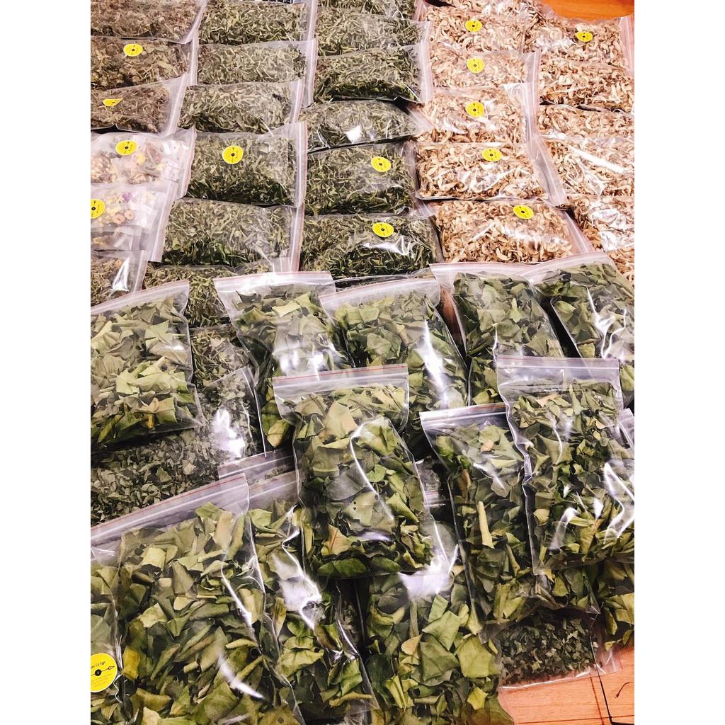 500gr lá bưởi khô sạch thu hái từ cây nhà trồng - hàng nhà làm thủ công