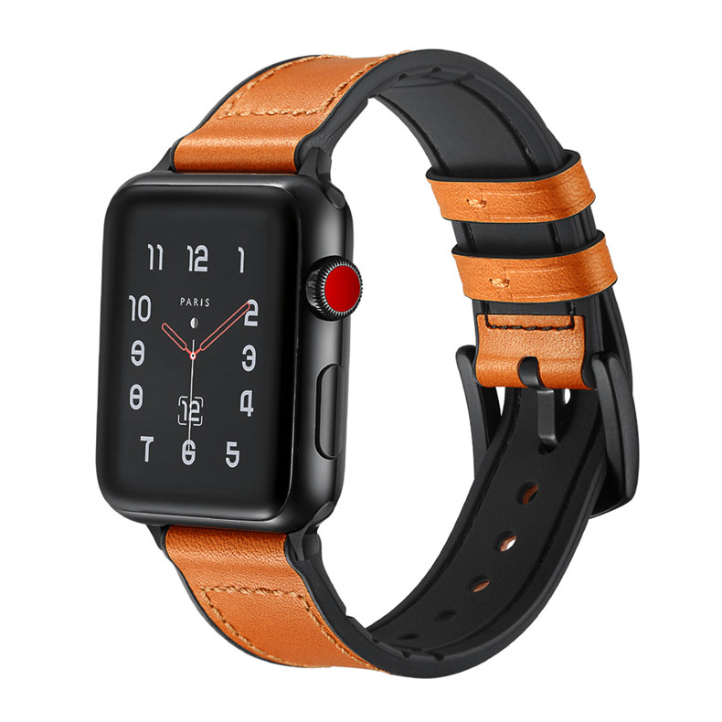 Dây Da dành cho Apple Watch Hybrid Chống Nước Size 38/40mm