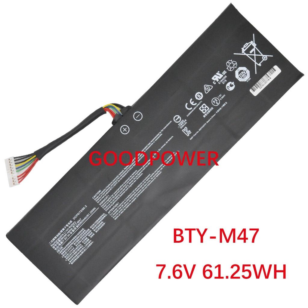 Pin Battery Dùng Cho Laptop MSI GS43 BTY-M47 GS40 GS43VR 6RE GS40 6QE Original 61.25Wh