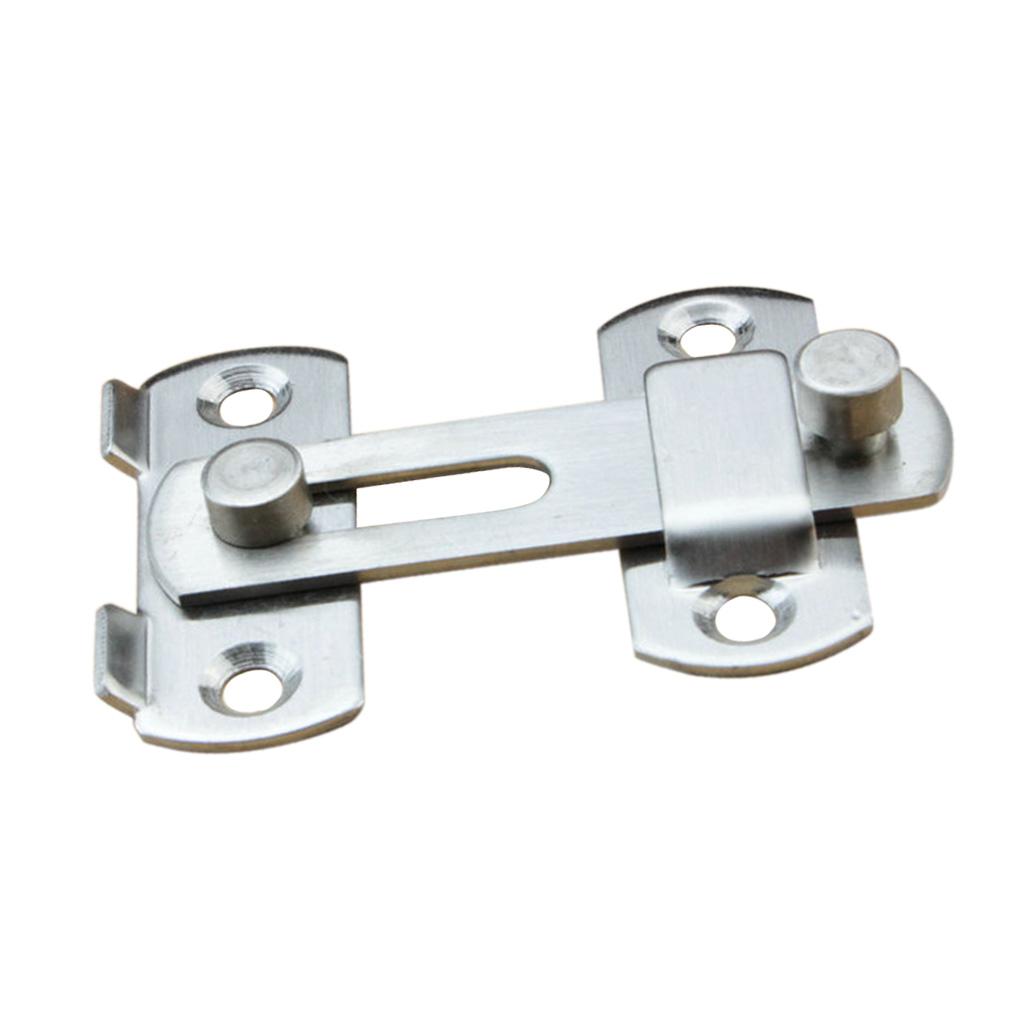 2X Gate Garden Door Shed Slide Latch Lock Screws Heavy Duty Stainless Steel