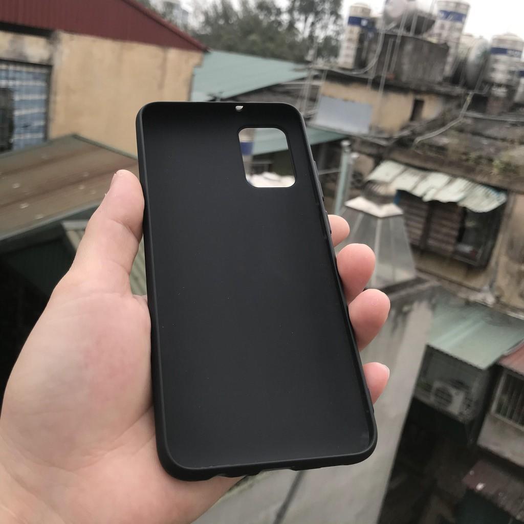 Ốp lưng Samsung Galaxy A02s dẻo silicon màu đen cao cấp, chống sốc