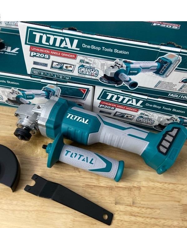 MÁY MÀI GÓC DÙNG PIN 20V 100MM TOTAL TAGLI1002 - HÀNG CHÍNH HÃNG