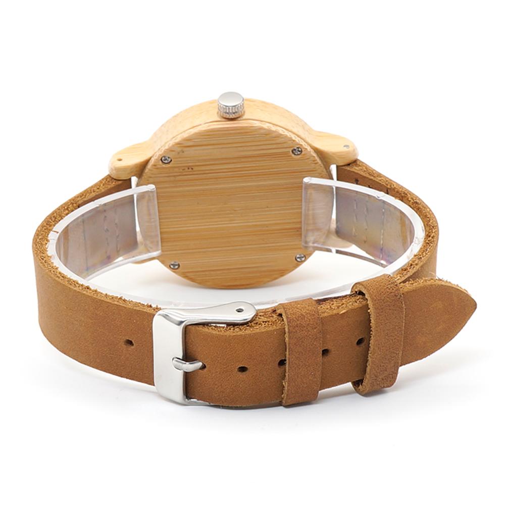 Đồng hồ BOBO BIRD bằng gỗ với dây da Quartz thể thao Hộp quà tặng kèm
