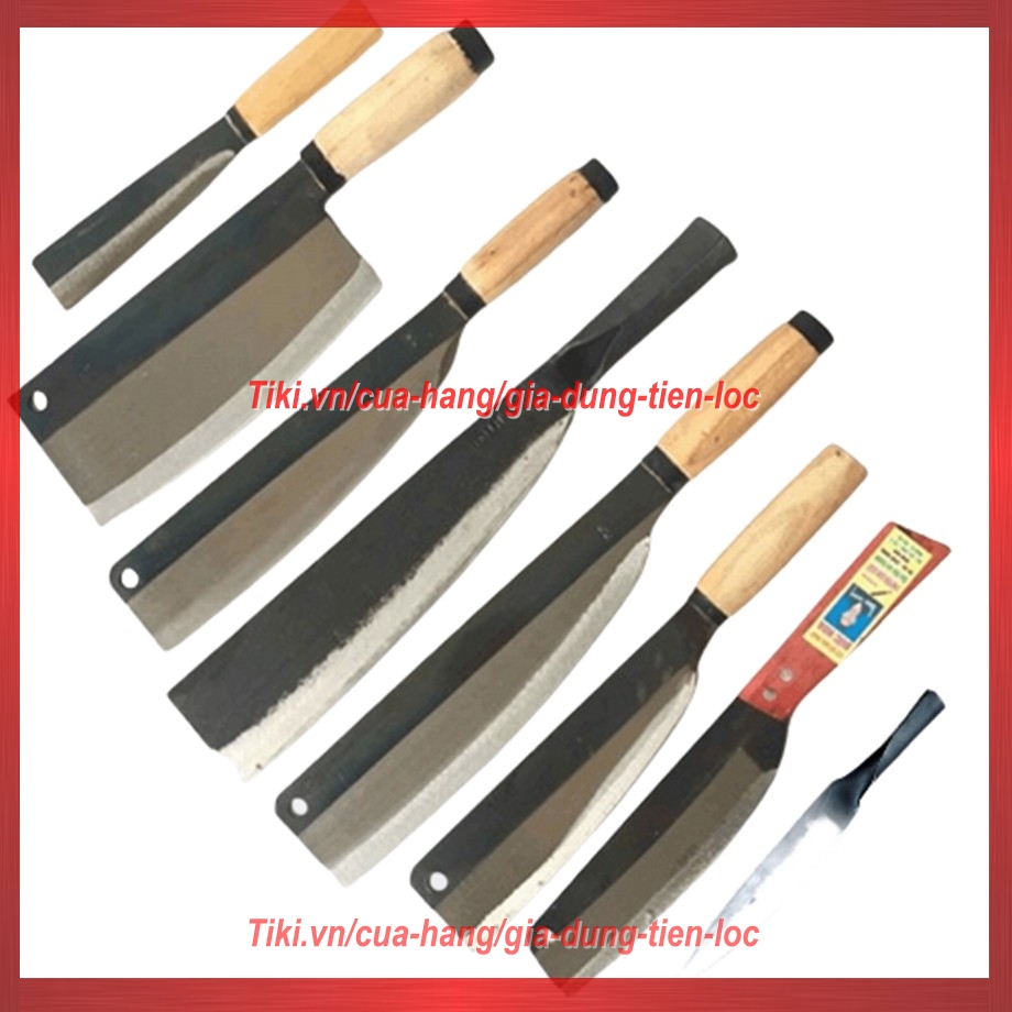 Bộ dao 8 món tông sắt