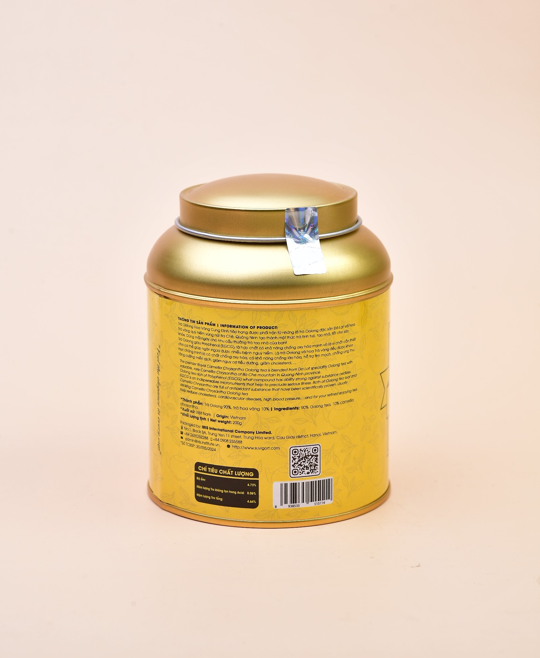 Royal camellia chrysantha Oolong Tea/ Trà Oolong hoa vàng Cung Đình 100g