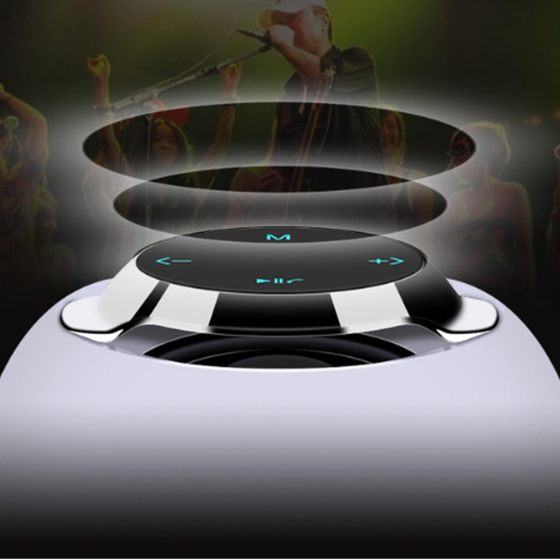 Loa Di Động Bluetooth Đèn Led Đổi Màu A1-1 + Tặng Tai Nghe Bluetooth Nhét Tai