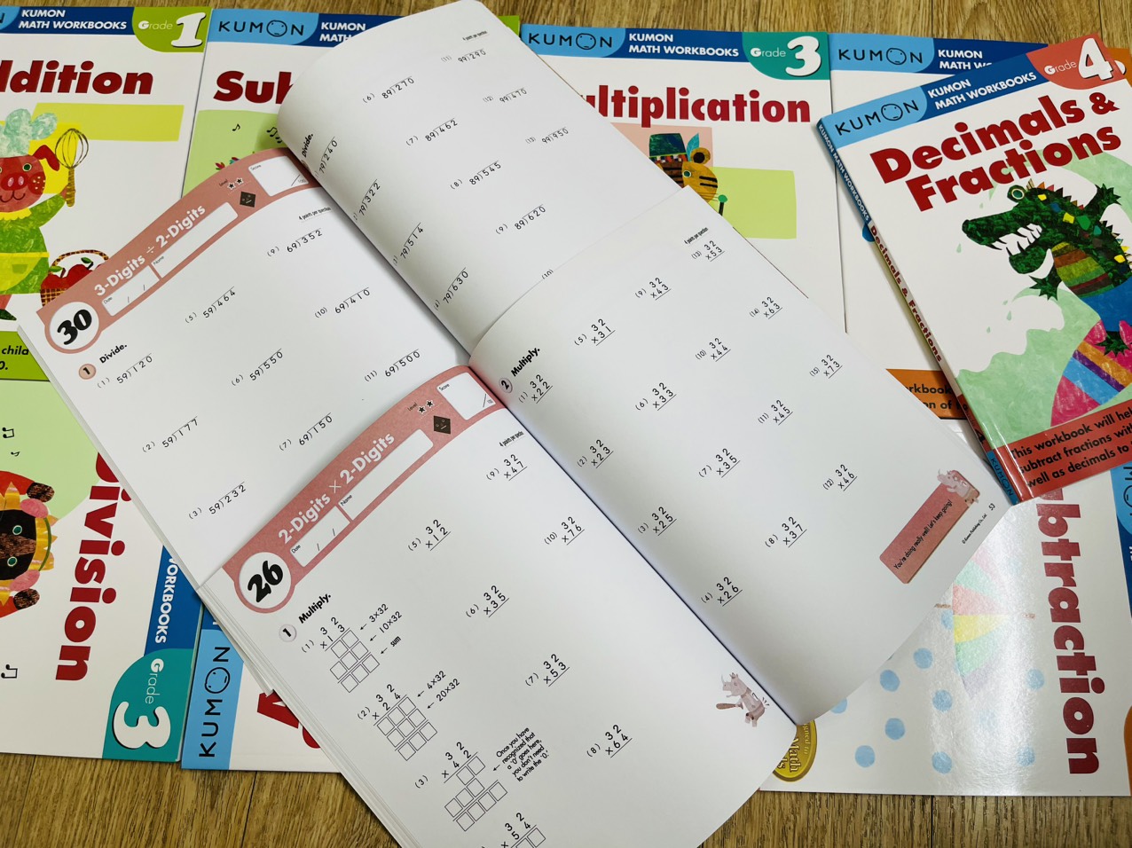 Kumon toán nhật bản-10Q bản màu