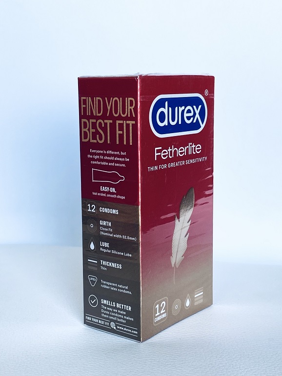 Bcs Durex Đỏ Fetherlite - Ôm Sát - Easy On - Nhập Khẩu Thái Lan