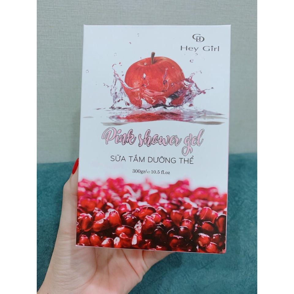 Sữa Tắm Xông Trắng Dưỡng Thể Pink Shower Hải Âu Việt