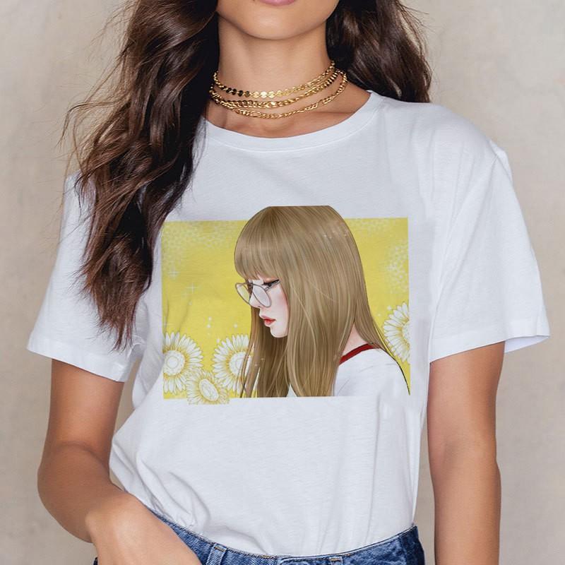 Áo LISA Black Pink áo phông in hình Lisa