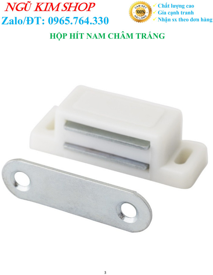 HỘP HÍT NAM CHÂM TRẮNG NHỎ _ LỚN
