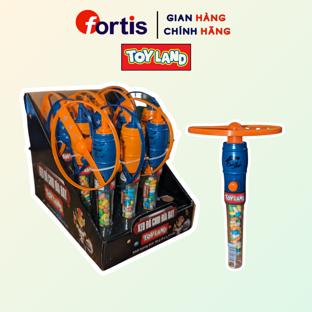 Kẹo Đồ Chơi Đĩa Bay Flying Disk Toy Land