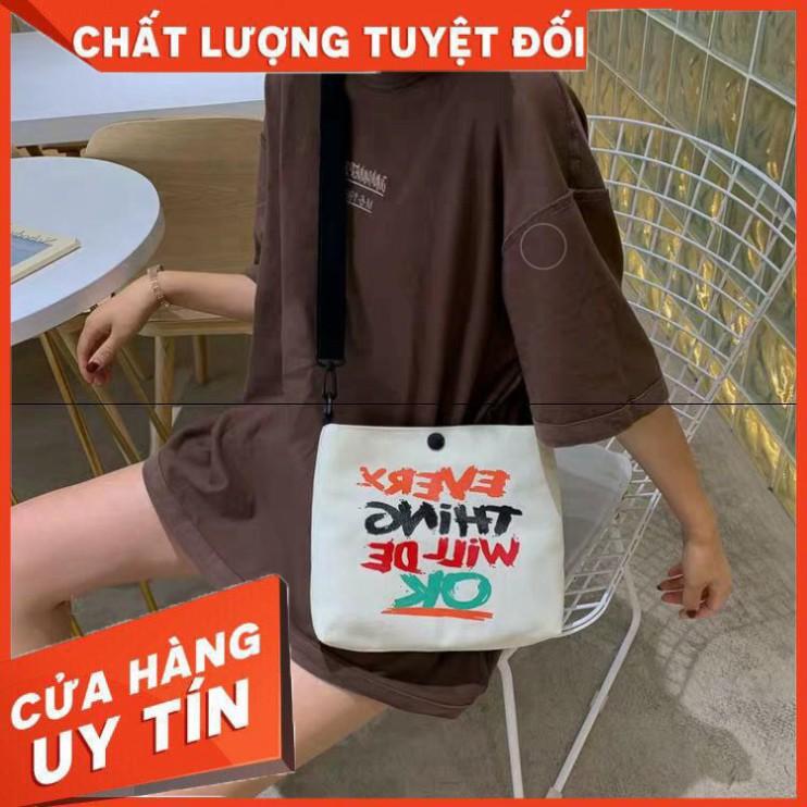 TÚI VẢI TOTE SIÊU ĐÁNG IU IN CHỮ &quot;OK&quot; HOT TREND/ THỜI TRANG/GIÁ SIÊU RẺ