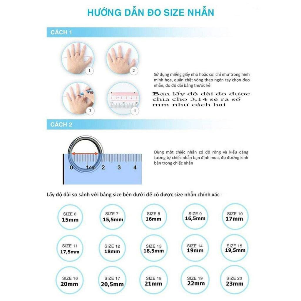 Nhẫn nữ cỏ bốnlá đính đá cao cấp kiểu dáng thời trang có hộp đựng Bạc Quang Thản - QTTN123