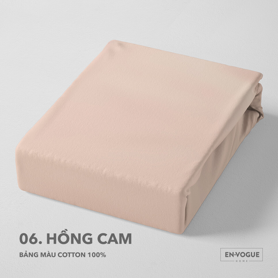 Ga giường bo chun Cotton Organic Envogue Home 1m2x2m - 1 chiếc