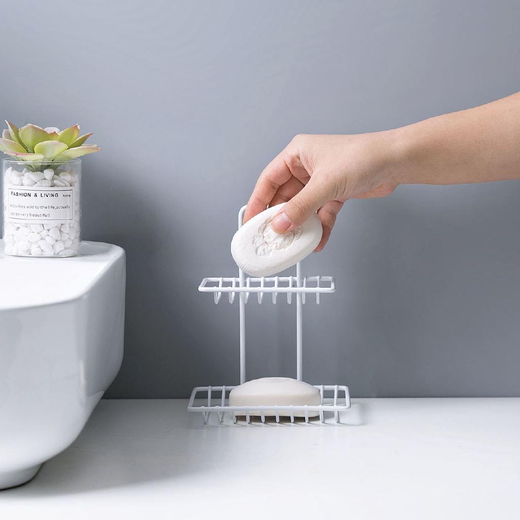 Đế sắt đựng xà phòng tiện dụng tiết kiệm không gian