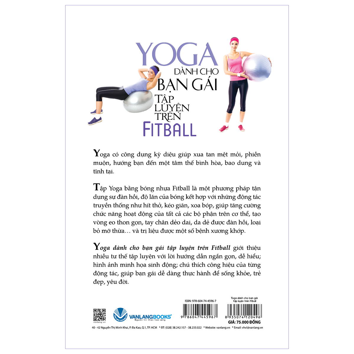 YoGa Dành Cho Bạn Gái Tập Luyện Trên FitBall (Tái Bản 2020)