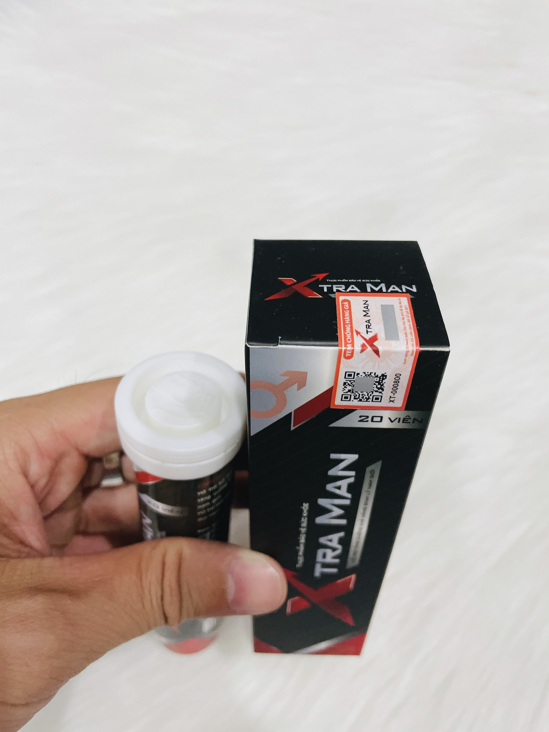 Xtraman - Hộp 20 viên Sủi Tăng Cường Nam Giới