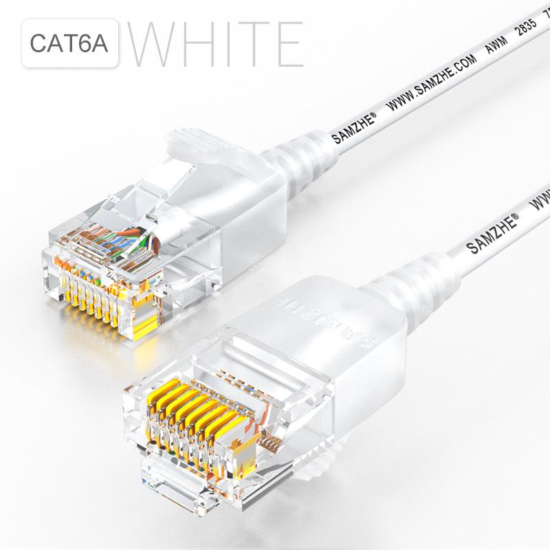 Samzhe Cat8 Cáp Ethernet SFTP 40Gbps Cáp Mạng RJ45 Siêu Tốc Độ Kết Nối Mạ Vàng Cho Modem Router CAT8/7/6 Cáp Lan