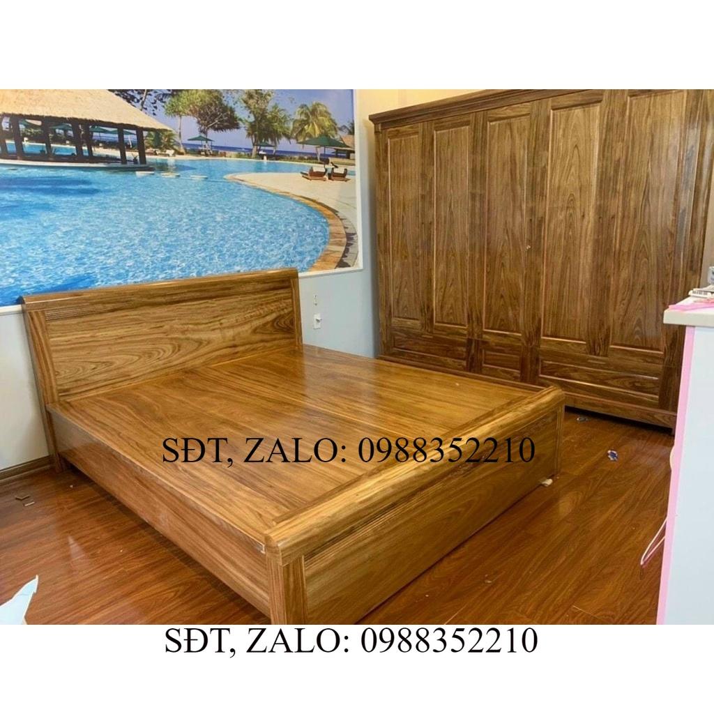 Giường ngủ gỗ hương xám 1m6x2m