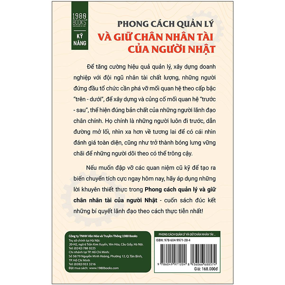 Phong Cách Quản Lý Và Giữ Chân Nhân Tài Của Người Nhật - Bản Quyền