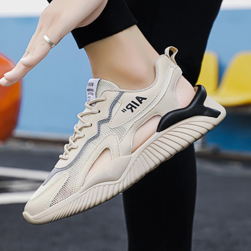2023 Sandal Giày Sneaker Nam Mùa Hè Giày Thiết Kế Chống Trơn Trượt Thể Thao Thoáng Khí Đi Biển Cho Nam Sandalias Hombre Color: Blue Shoe Size: 44