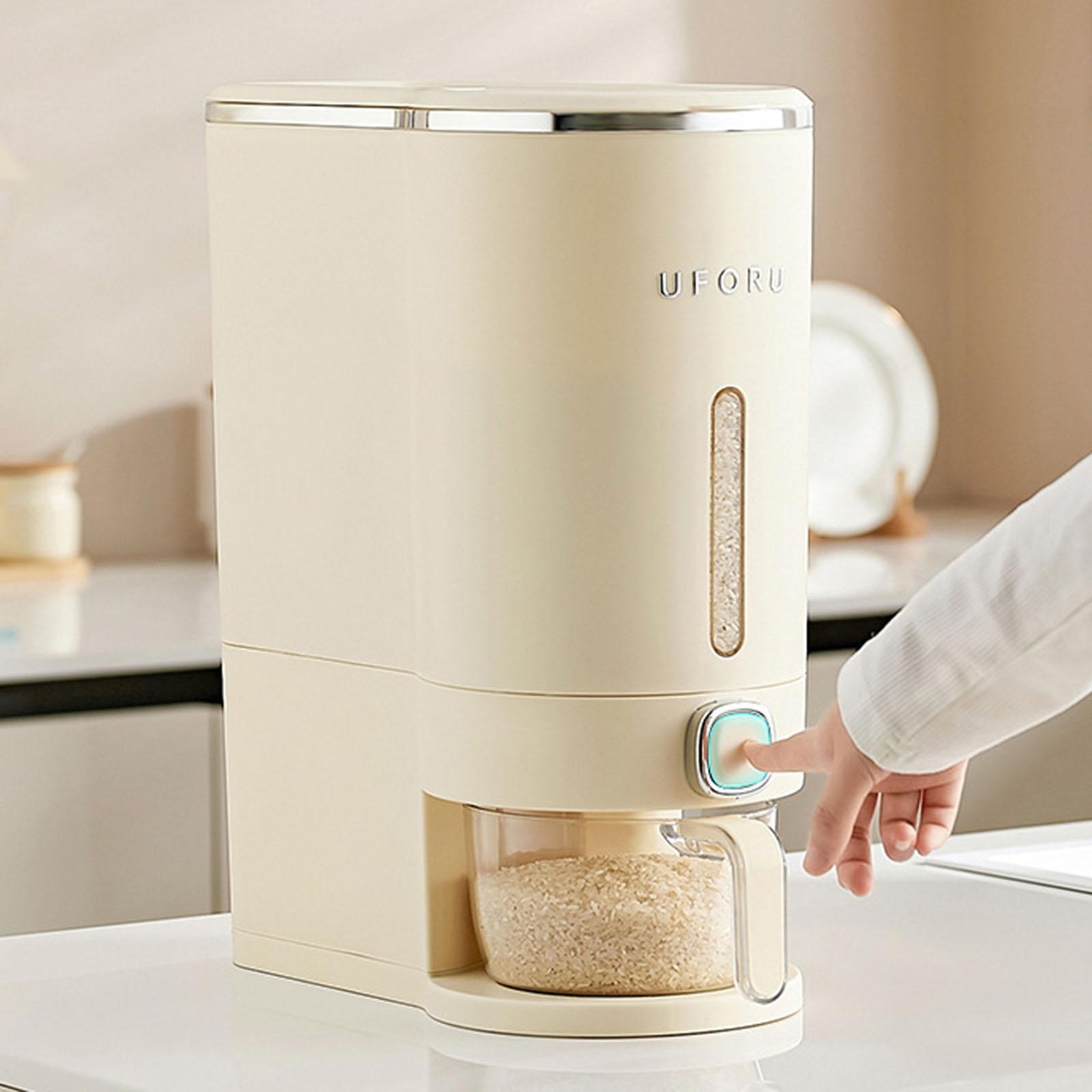 Rice Dispenser Kitchen Orgainzation Cereal Dispenser Bucket for Home Kitchen