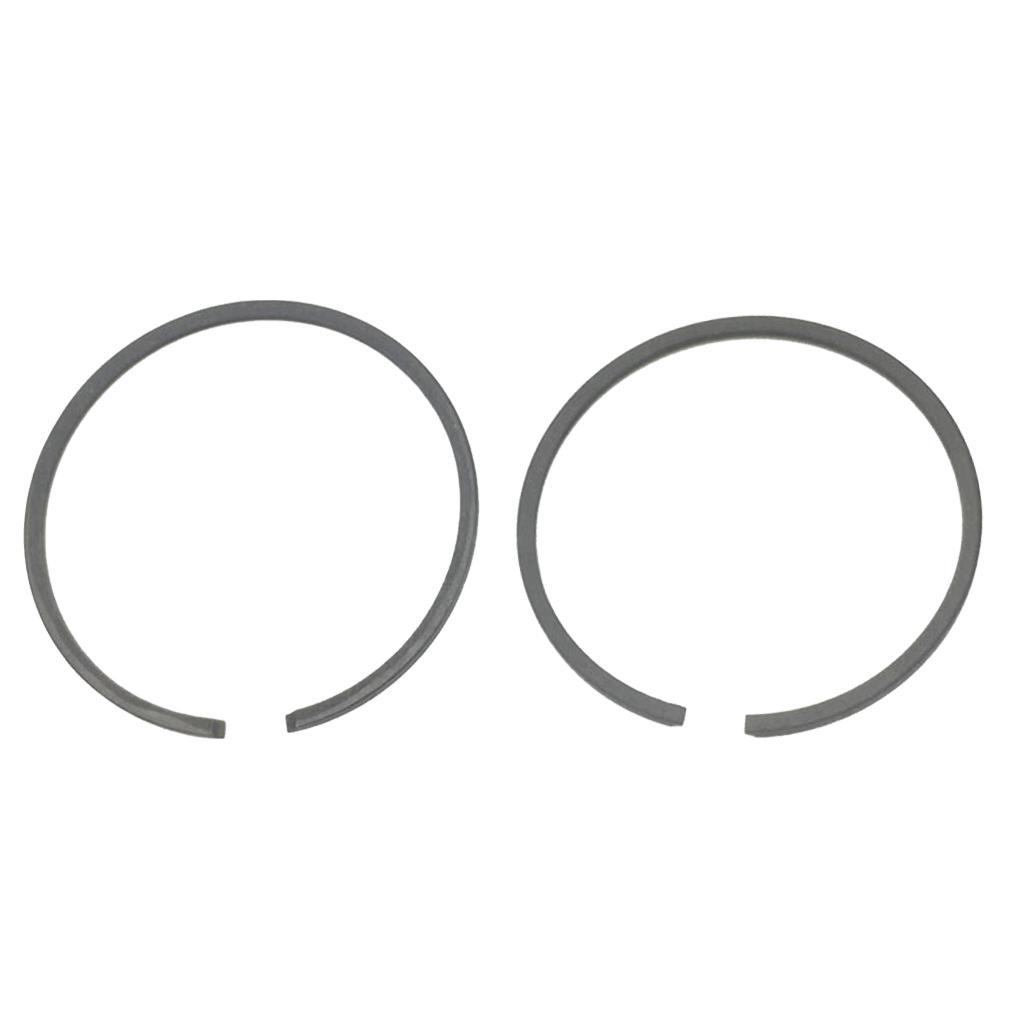 2 Pieces 47mm Piston Rings for 80cc 2-Stroke Engine Bike