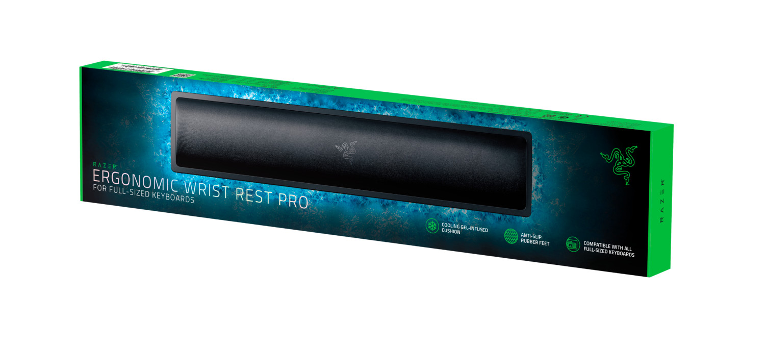 Tấm kê tay bàn phím Razer Ergonomic Wrist Rest For Full-sized Keyboards - Hàng chính hãng