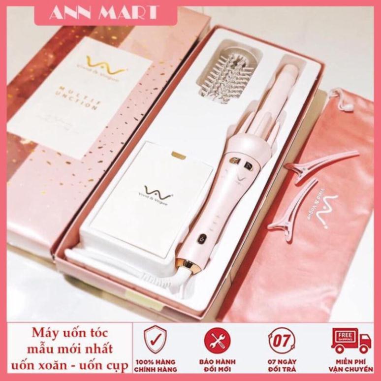 MÁY UỐN TÓC XOAY TỰ ĐỘNG 360 2 CHỨC NĂNG UỐN XOĂN VÀ CỤP S1975