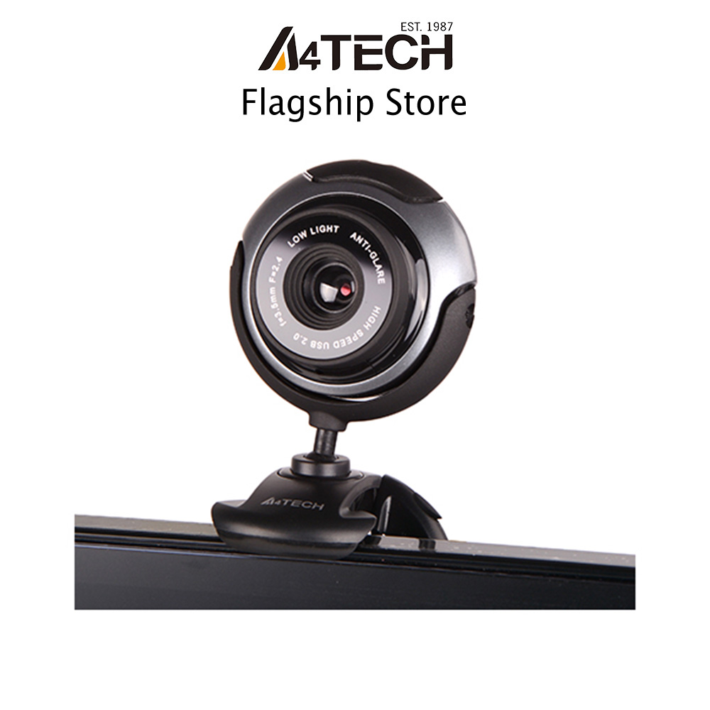 Thiết bị ghi hình webcam PK-710G A4Tech tích hợp micro - Hàng chính hãng