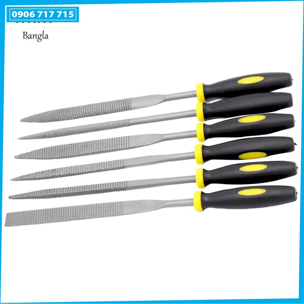 Bộ 6 Cây Dũa Gỗ Đa Năng Chuyên Nghiệp 3mm - 4mm - 5mm